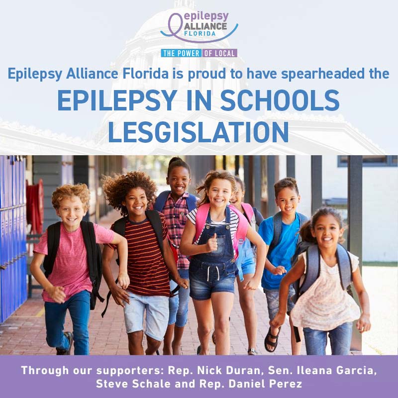 FLORIDA SENATE PASSES CARE OF STUDENTS WITH EPILEPSY OR SEIZURE DISORDERS LEGISLATION